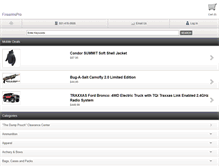Tablet Screenshot of firearmsprostore.com